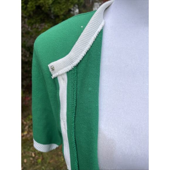 Short Sleeve Women’s Cardigan Sweater - Picture 7 of 11